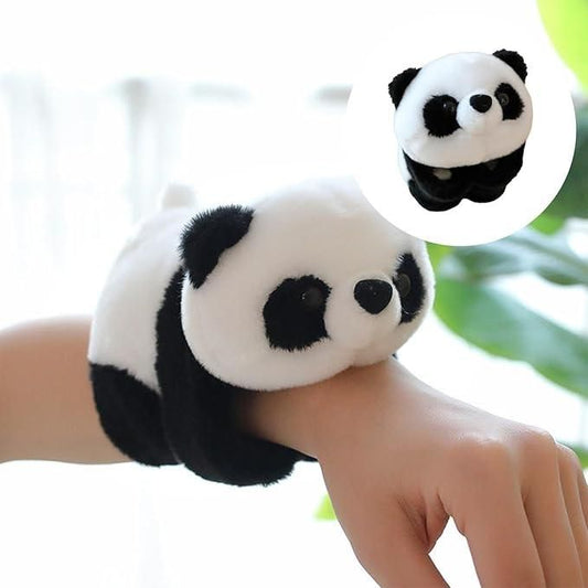 Unisex  Stuffed Animal Slap Bracelets Plush Panda.