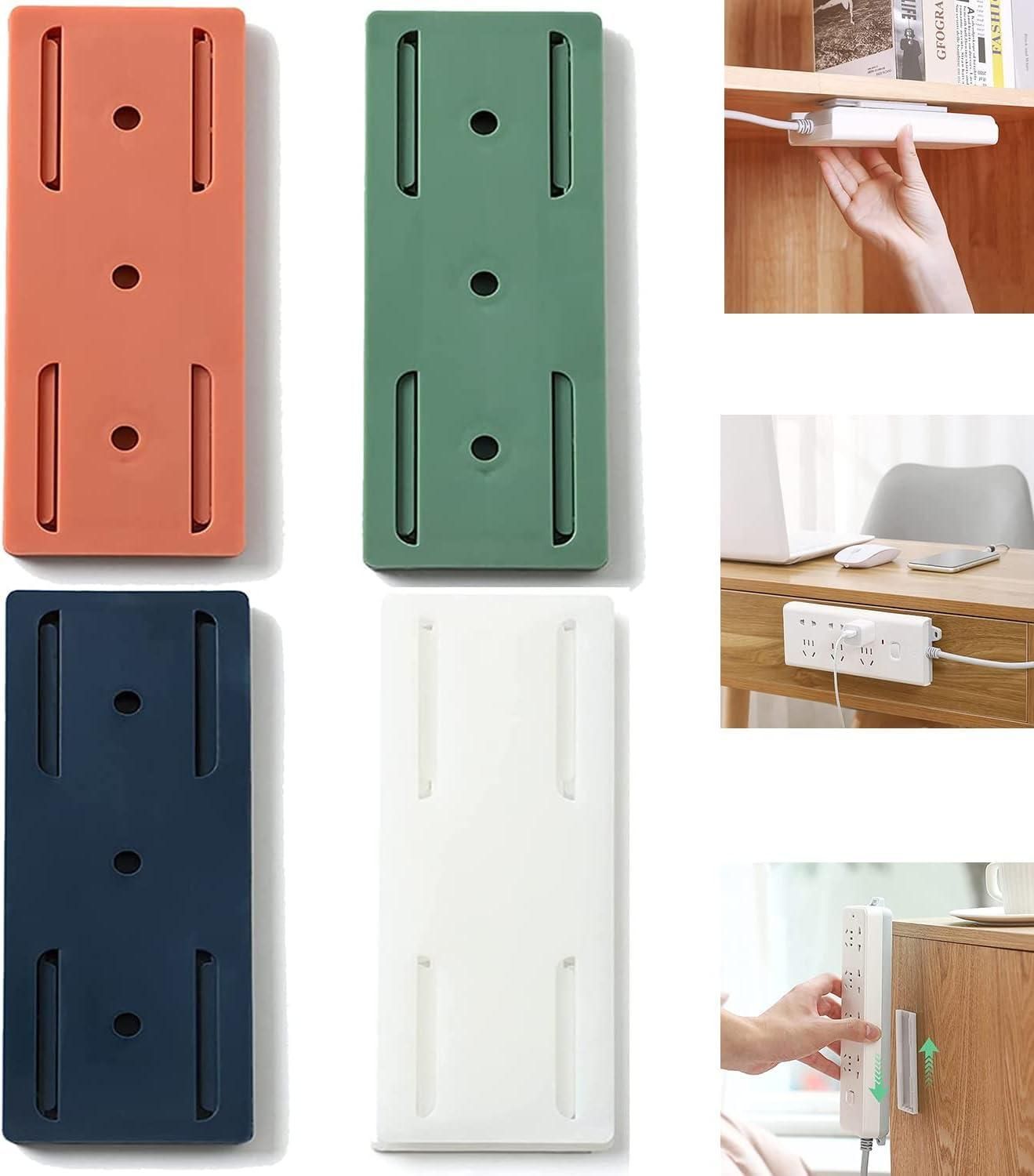 Self Adhesive Power Strip Holder (Pack of 2)