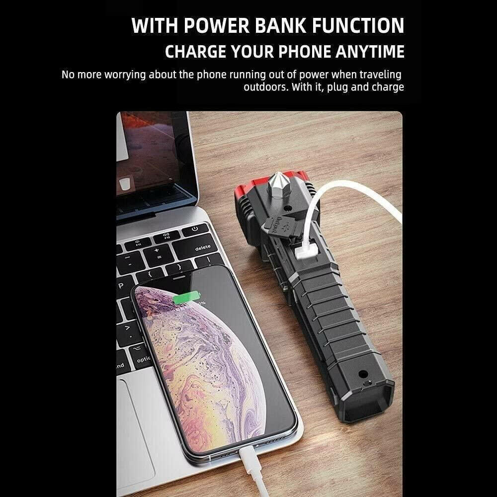 Portable Rechargeable Torch LED Flashlight.