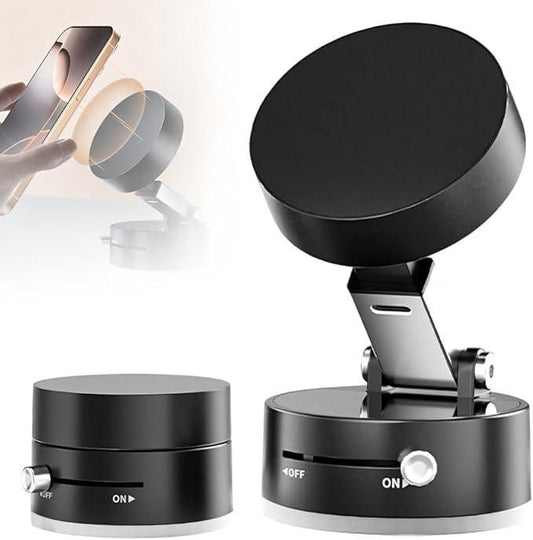 Vacuum Magnetic Suction Phone Holder.