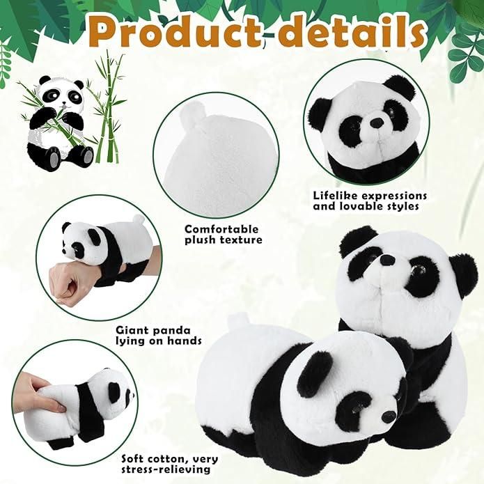 Unisex  Stuffed Animal Slap Bracelets Plush Panda.