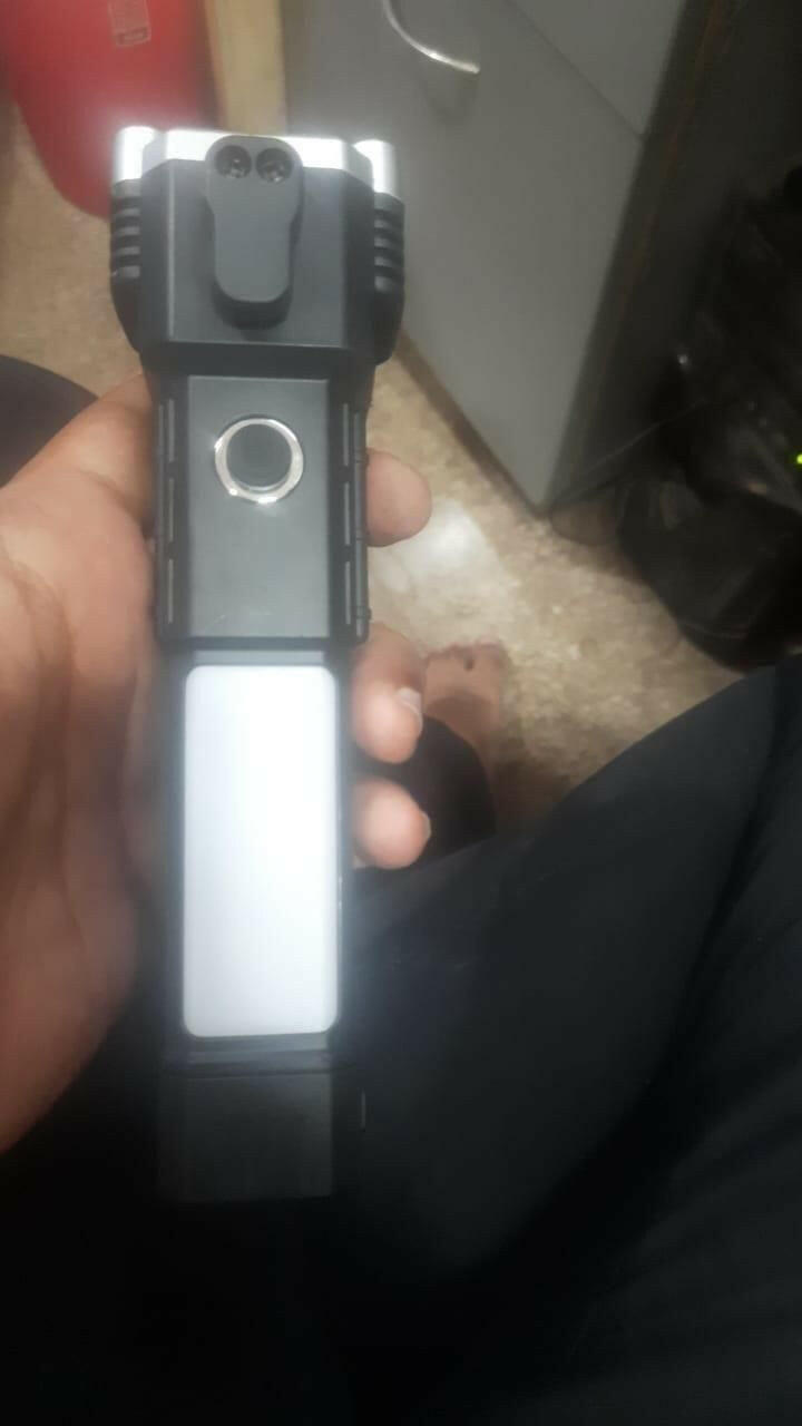 Portable Rechargeable Torch LED Flashlight.