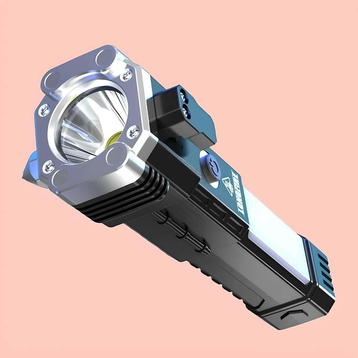 Portable Rechargeable Torch LED Flashlight.